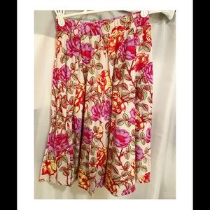LuLaRoe Madison floral skirt